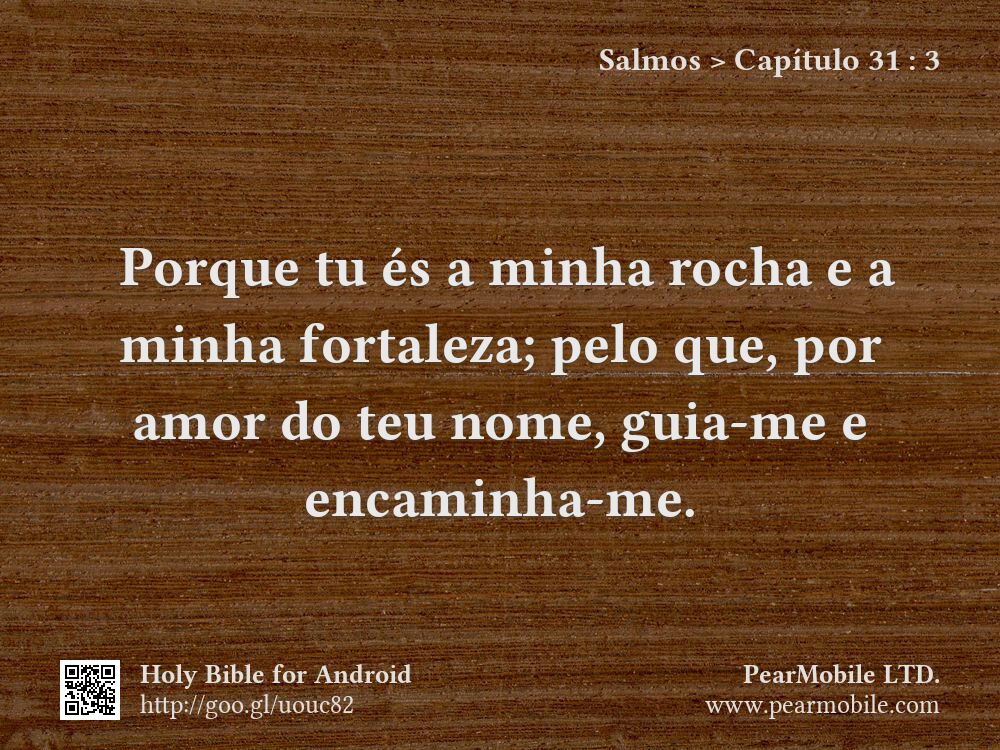 Salmos, Capítulo 31:3